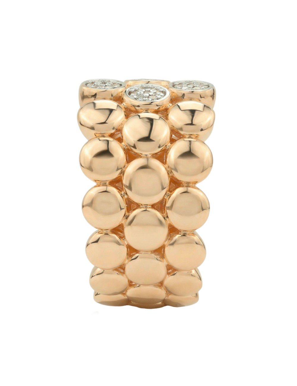 Кольцо из золота c бриллиантами и рубином