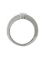 Кольцо из белого золота