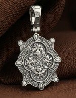 Образок из белого золота