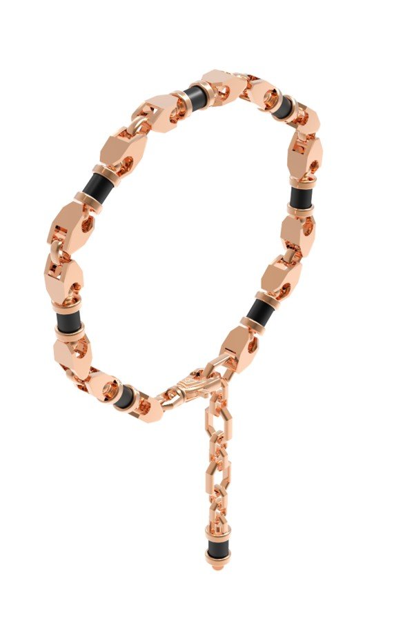 Браслет из золота c ониксом