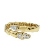 Кольцо из лимонного золота c бриллиантами