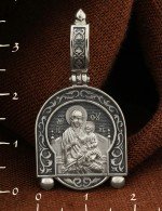 Образок из белого золота