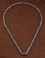 Цепь из белого золота