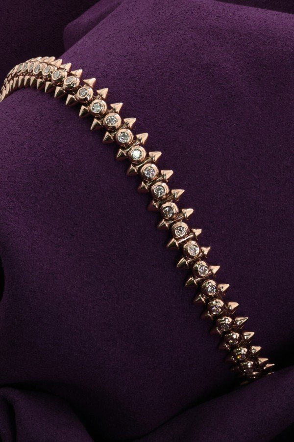 Браслет из золота c бриллиантами