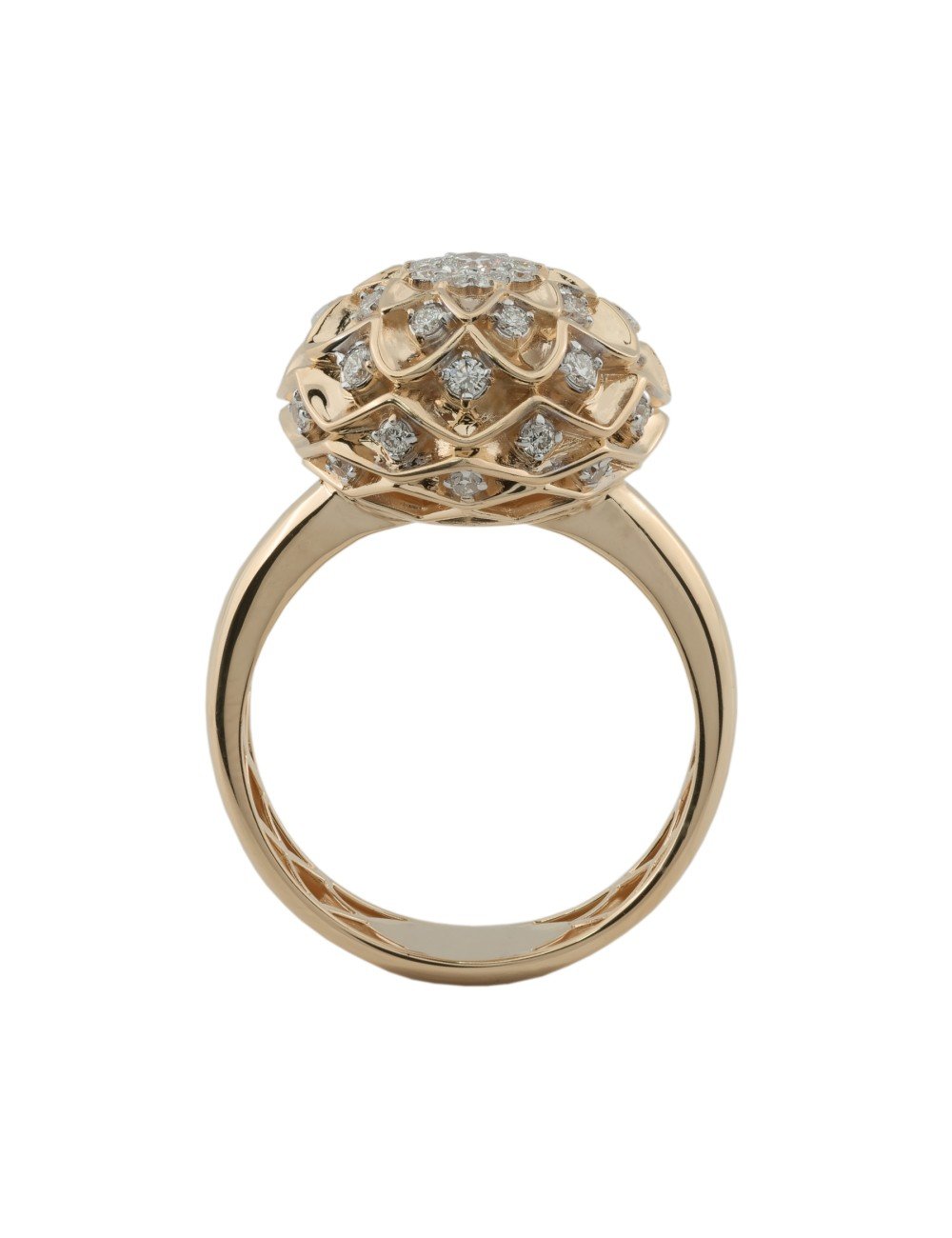 Кольцо из золота c бриллиантами