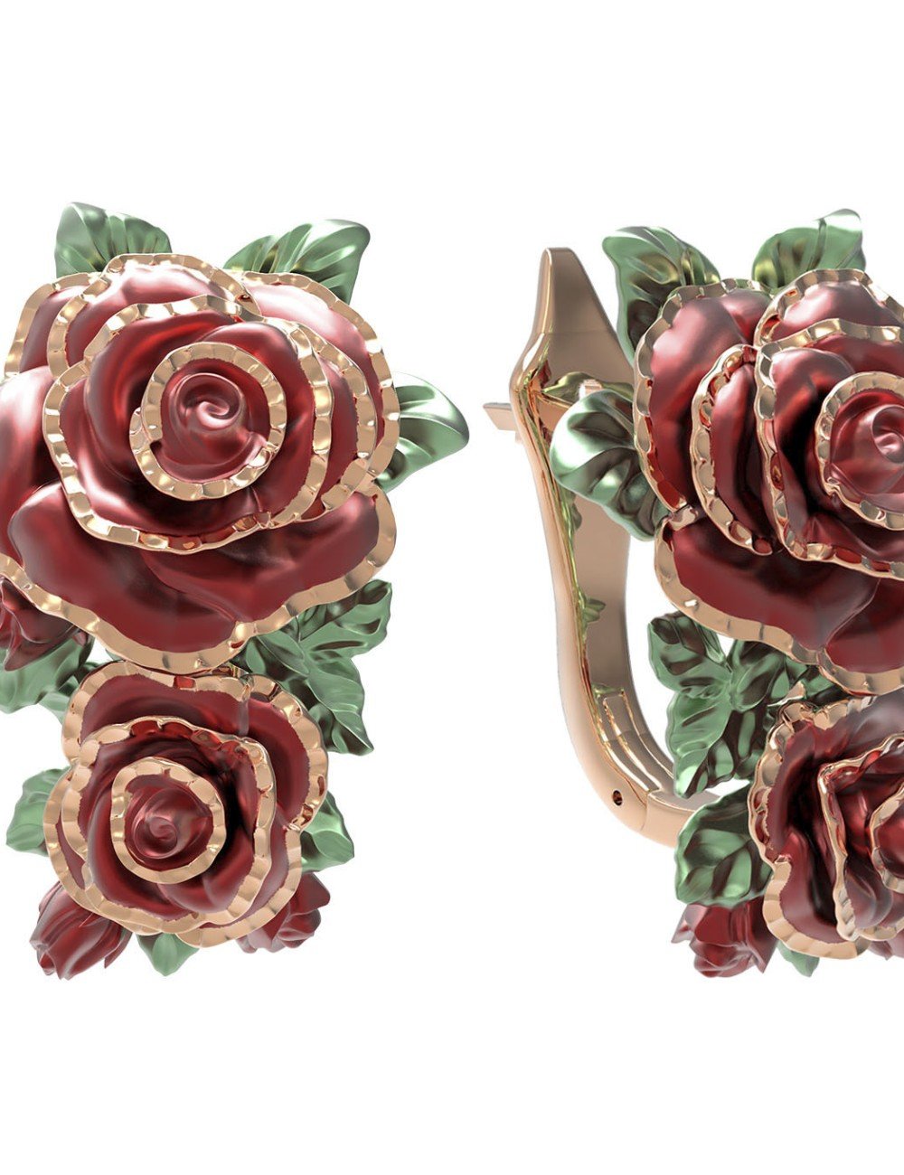 Серьги из золота