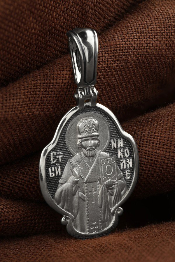 Образок из белого золота