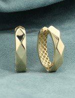 Серьги из лимонного золота