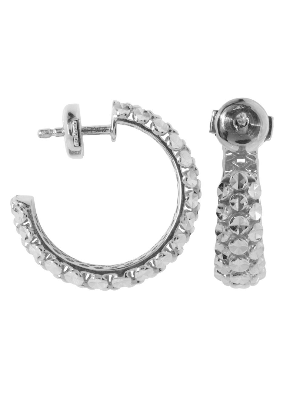 Серьги из белого золота