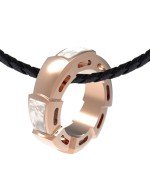 Подвеска из золота c перламутром