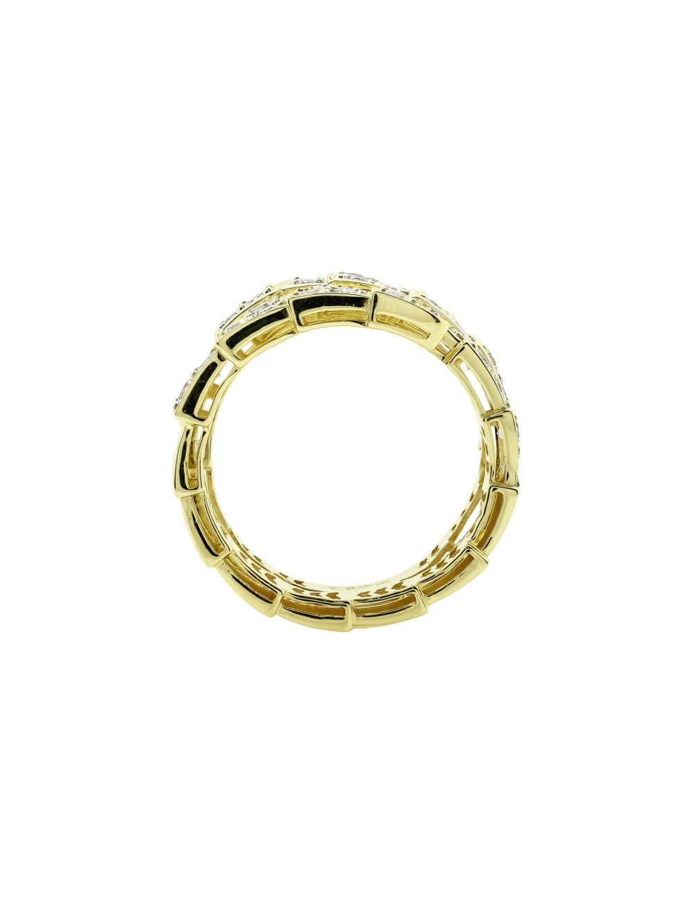 Кольцо из лимонного золота c бриллиантами