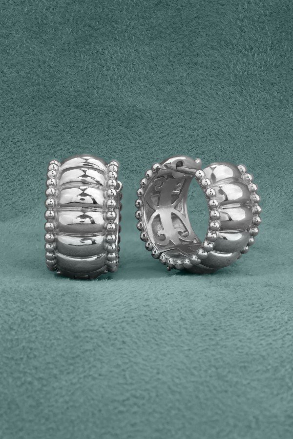 Серьги из белого золота