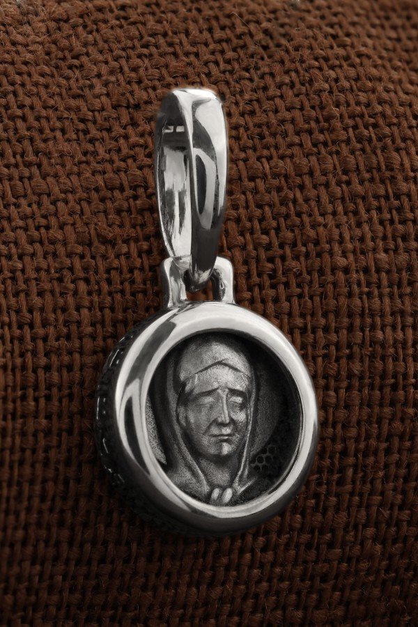 Образок из белого золота