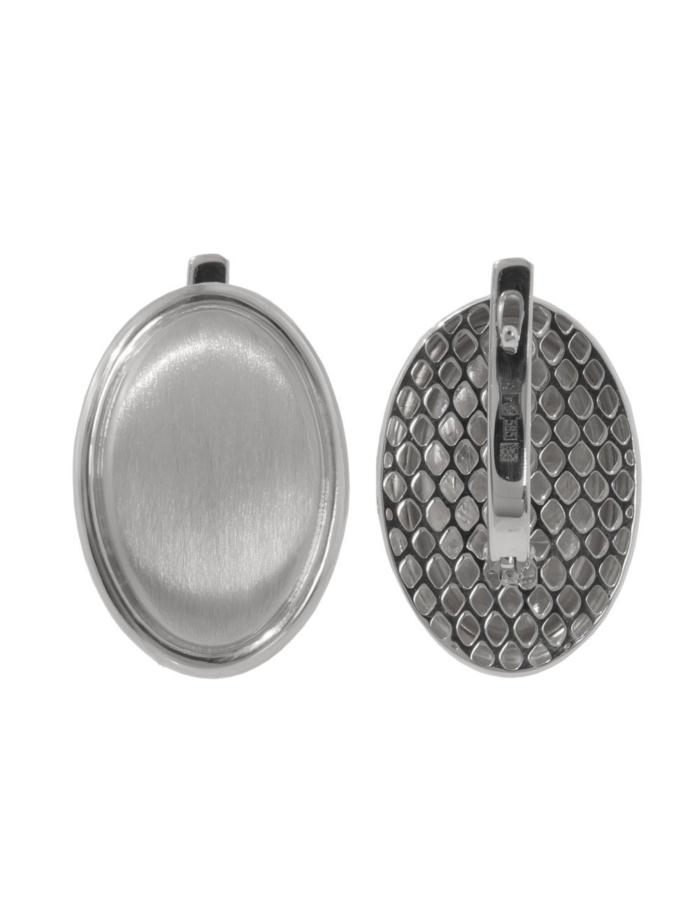 Серьги из белого золота