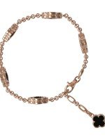 Браслет из золота c ониксом