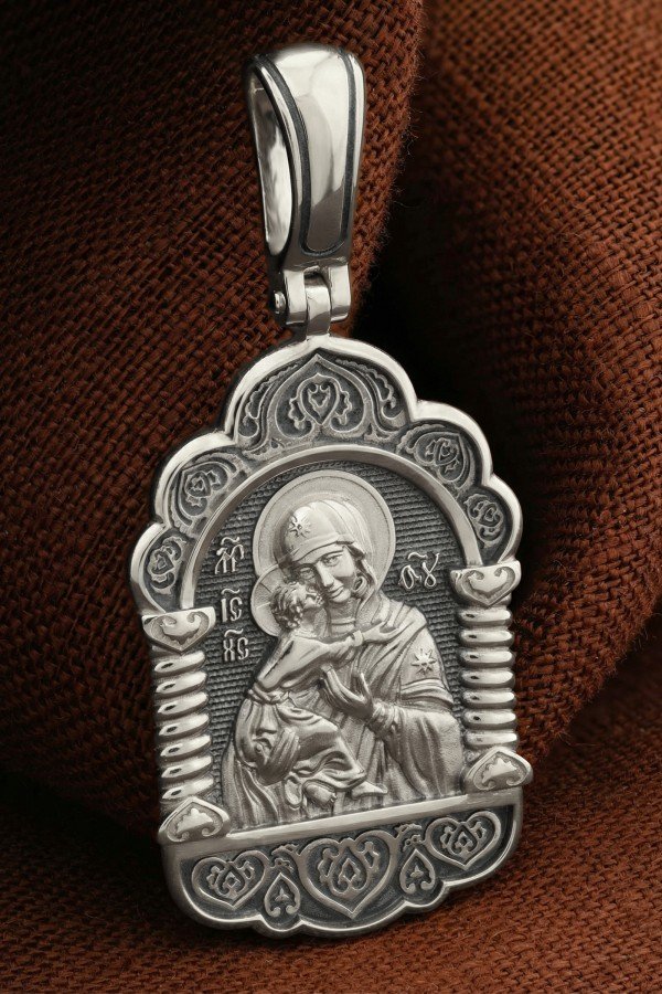 Образок из белого золота