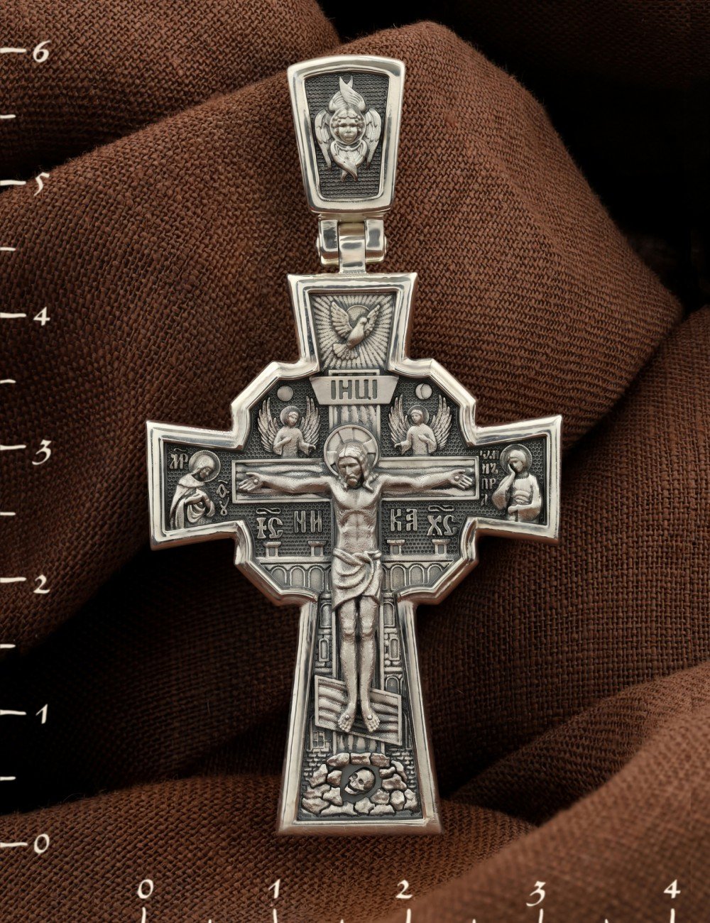 Крест из серебра 925 пробы