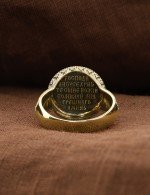 Кольцо из лимонного золота