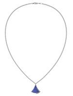 Колье из белого золота c лазуритом