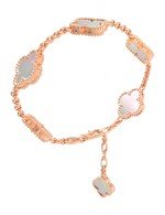 Браслет из золота c перламутром