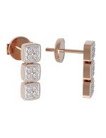 Серьги из золота c бриллиантами