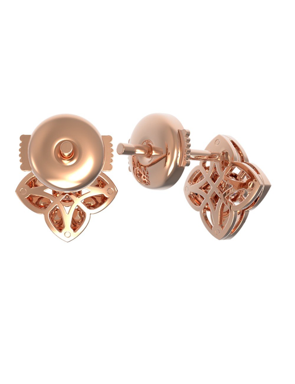 Серьги из золота c бриллиантами