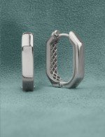 Серьги из белого золота