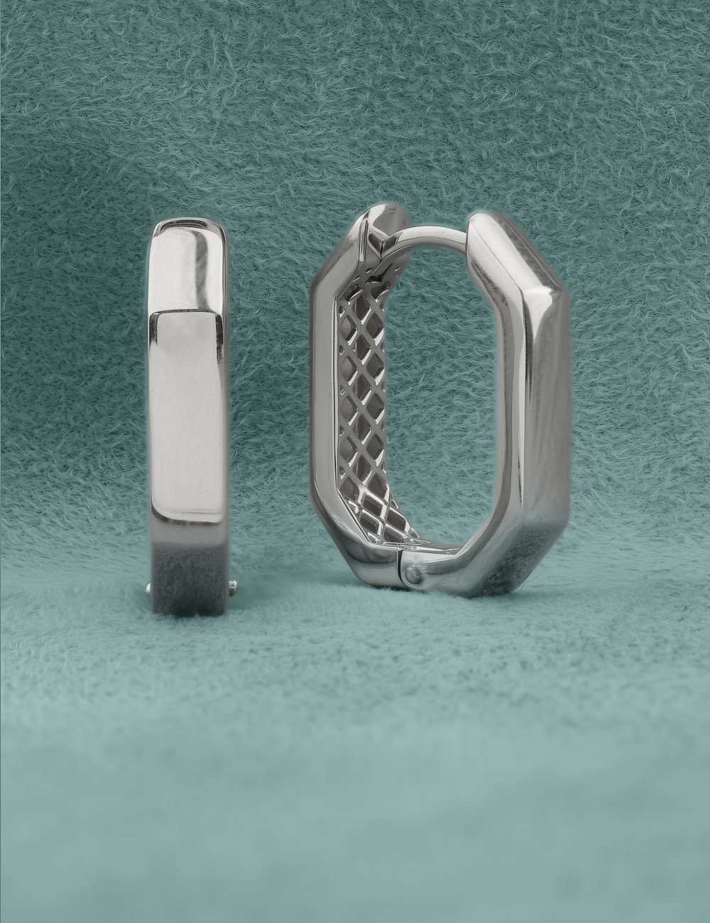 Серьги из белого золота