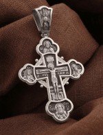 Крест из белого золота