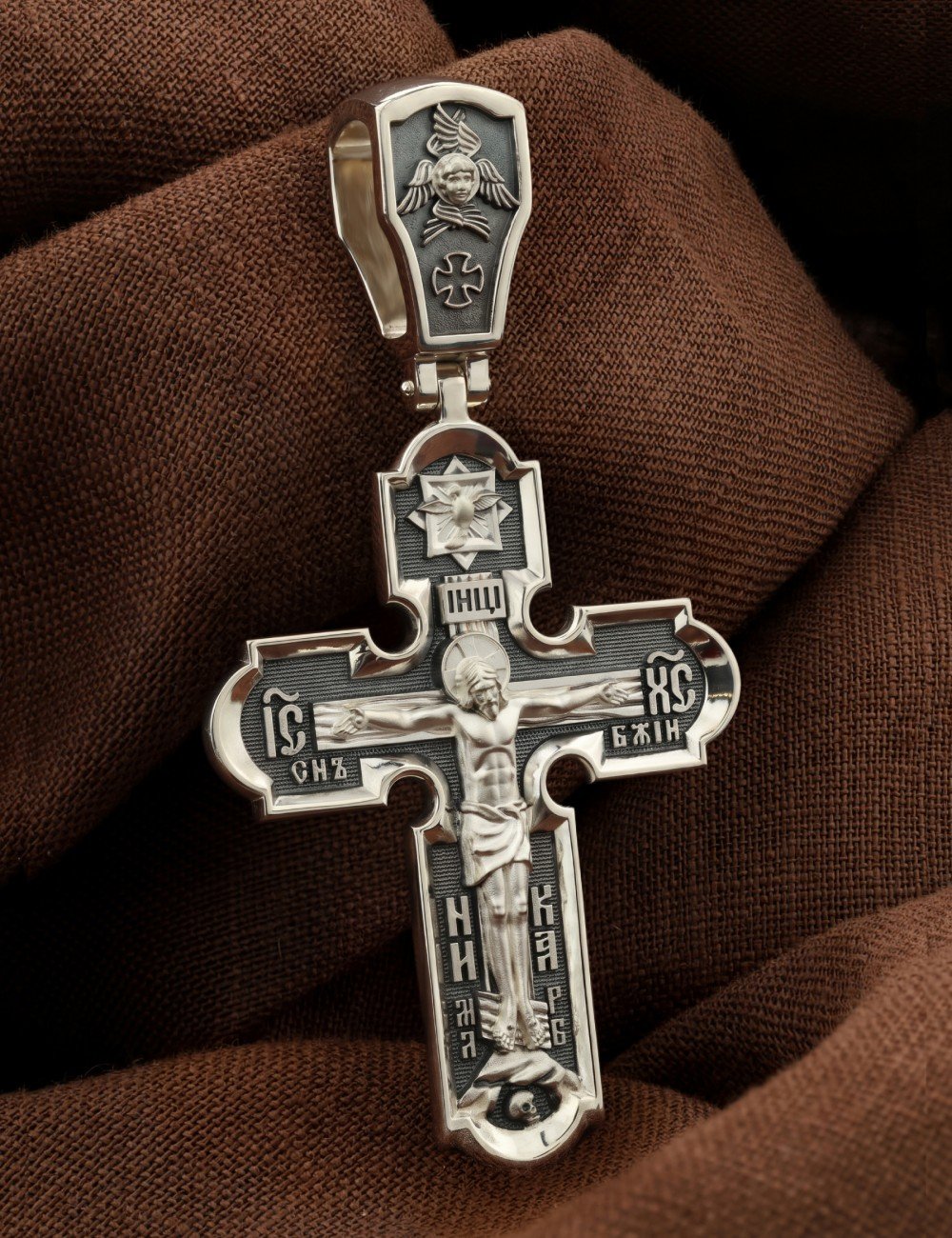 Крест из серебра 925 пробы