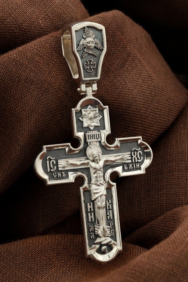 Крест из серебра 925 пробы