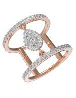 Кольцо из золота c бриллиантами