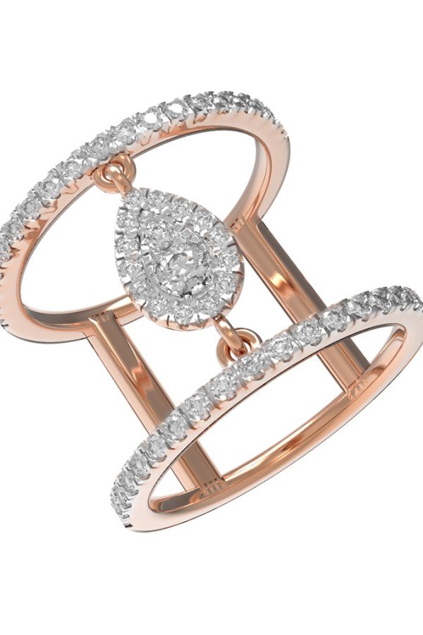 Кольцо из золота c бриллиантами