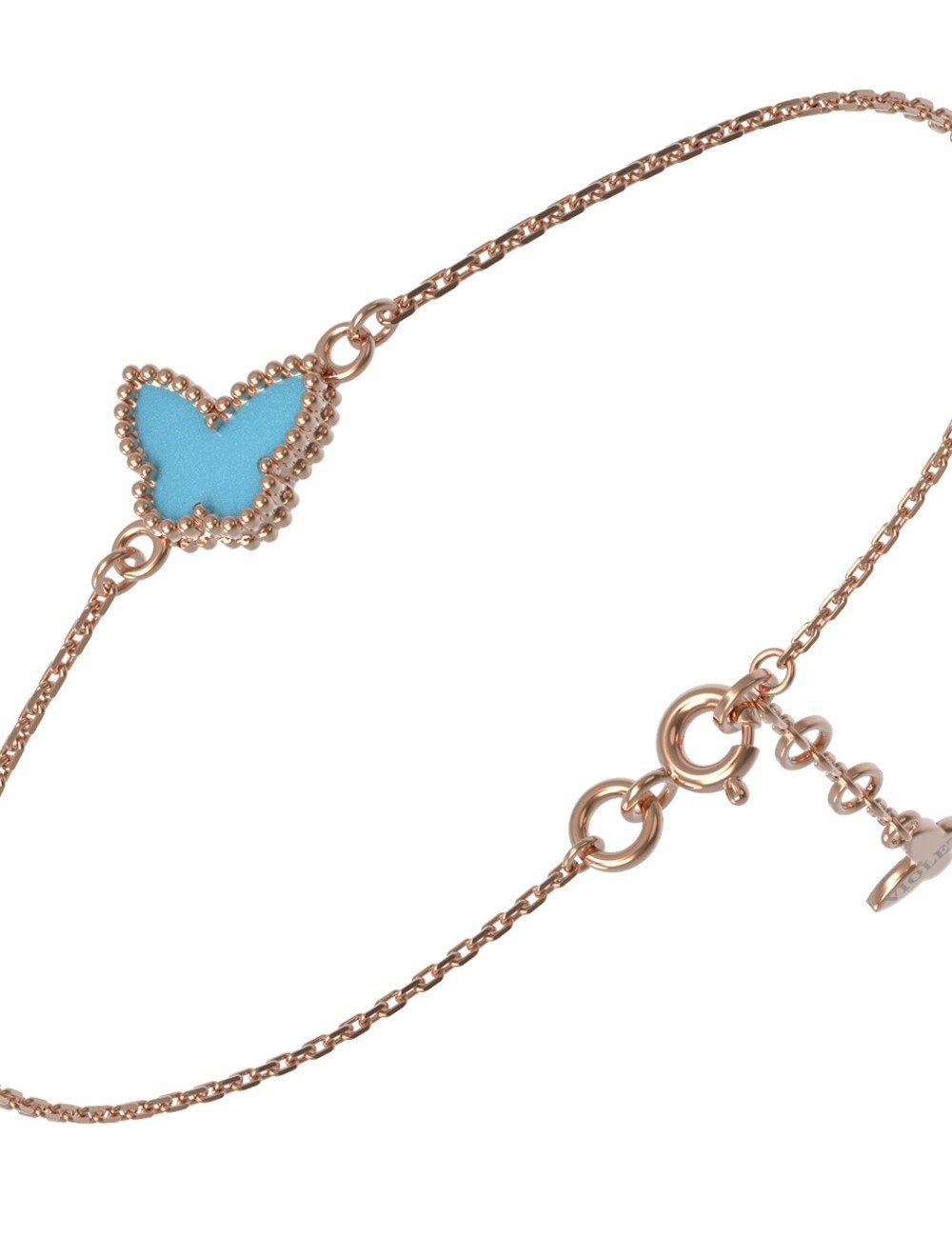 Браслет из золота c бирюзой