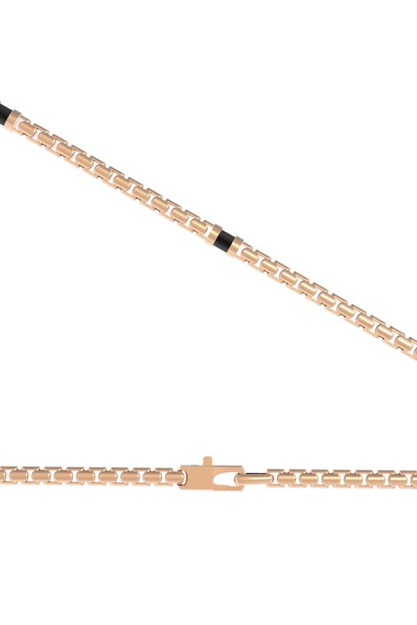 Цепь из золота c ониксом