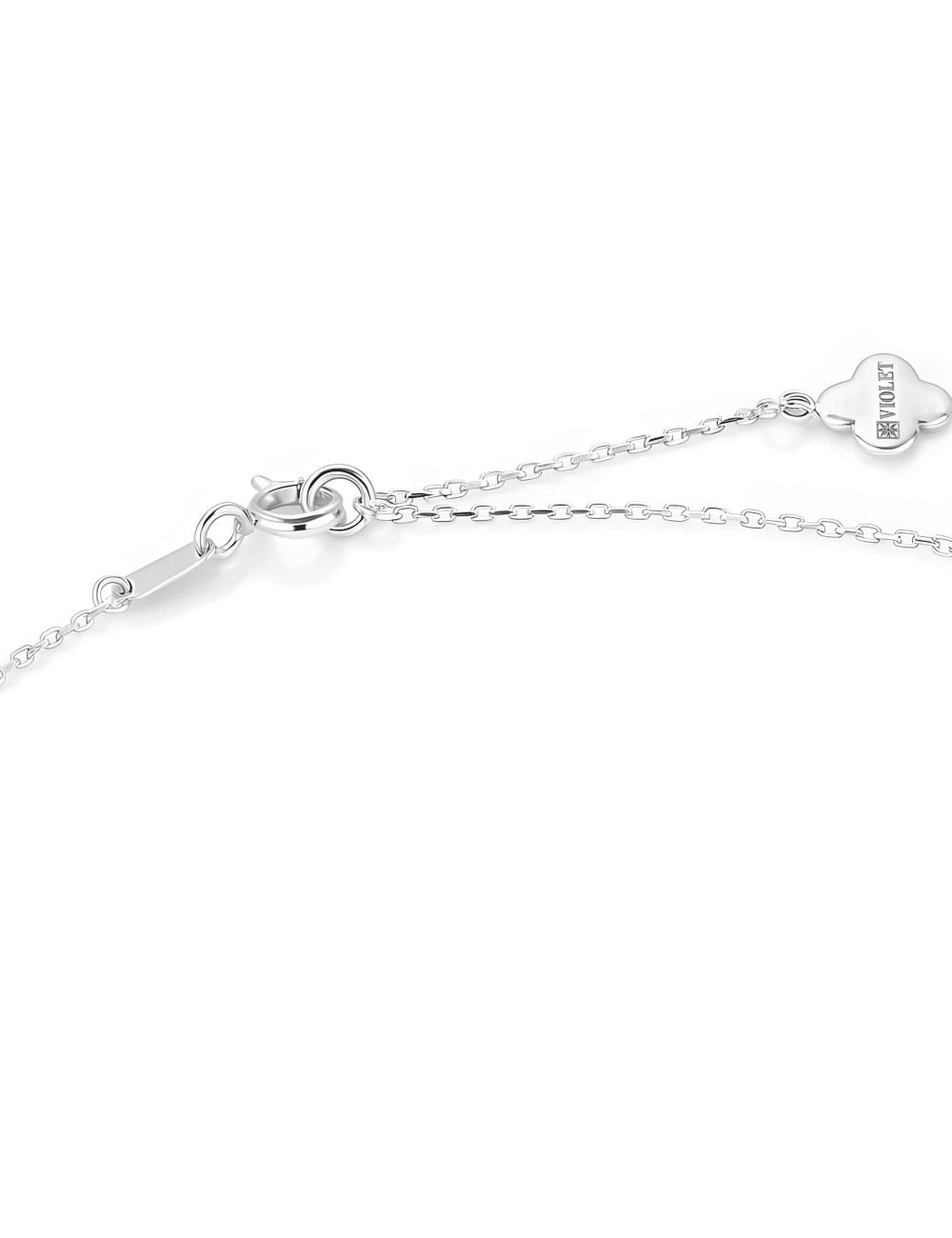 Колье из белого золота c бриллиантами