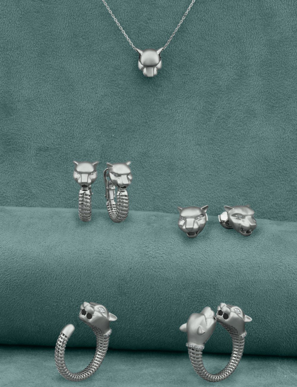 Кольцо из белого золота c бриллиантами