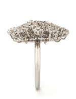 Кольцо из белого золота c бриллиантами