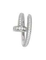 Кольцо из белого золота c бриллиантами