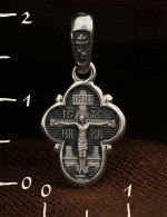 Крест из белого золота