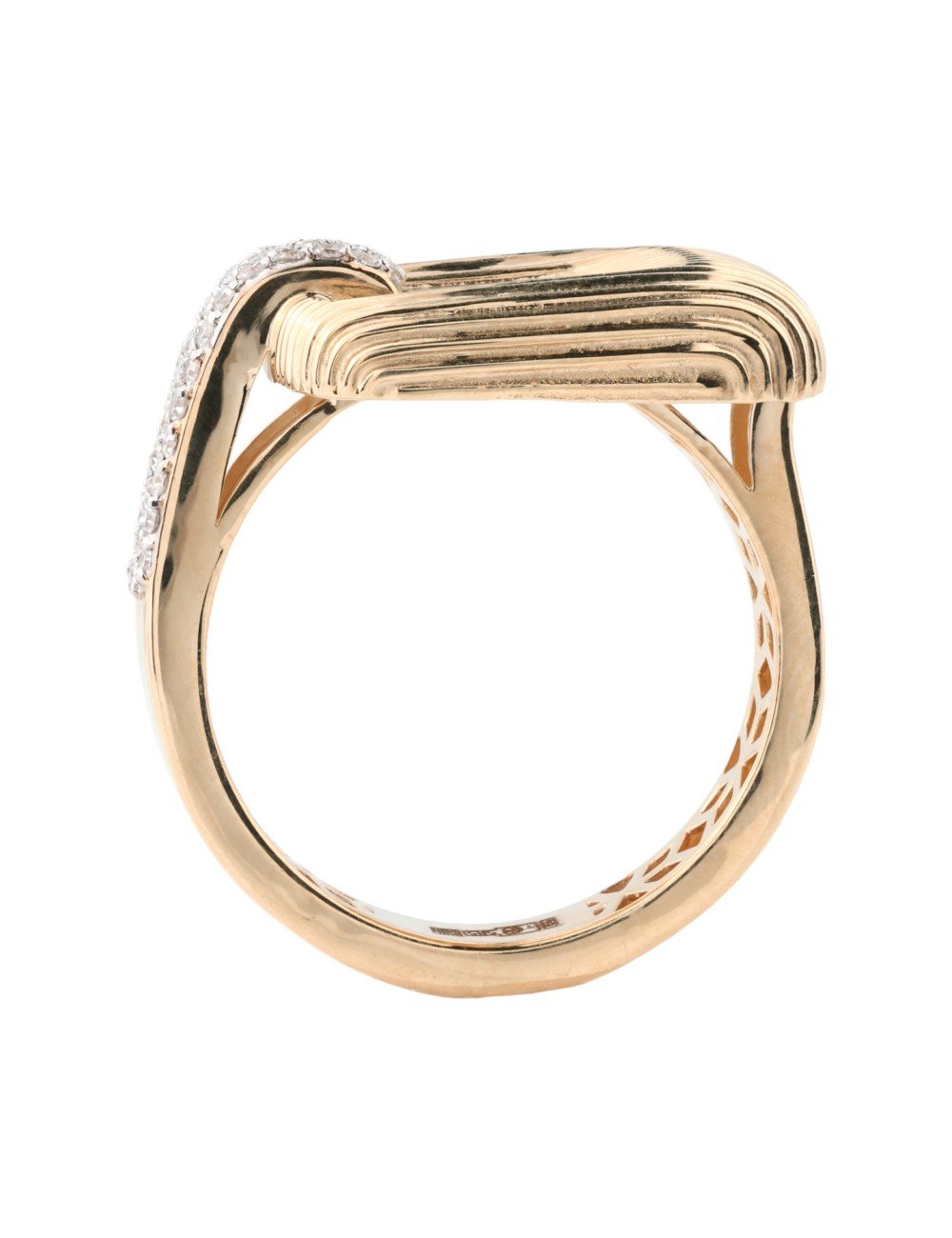 Кольцо из золота c бриллиантами