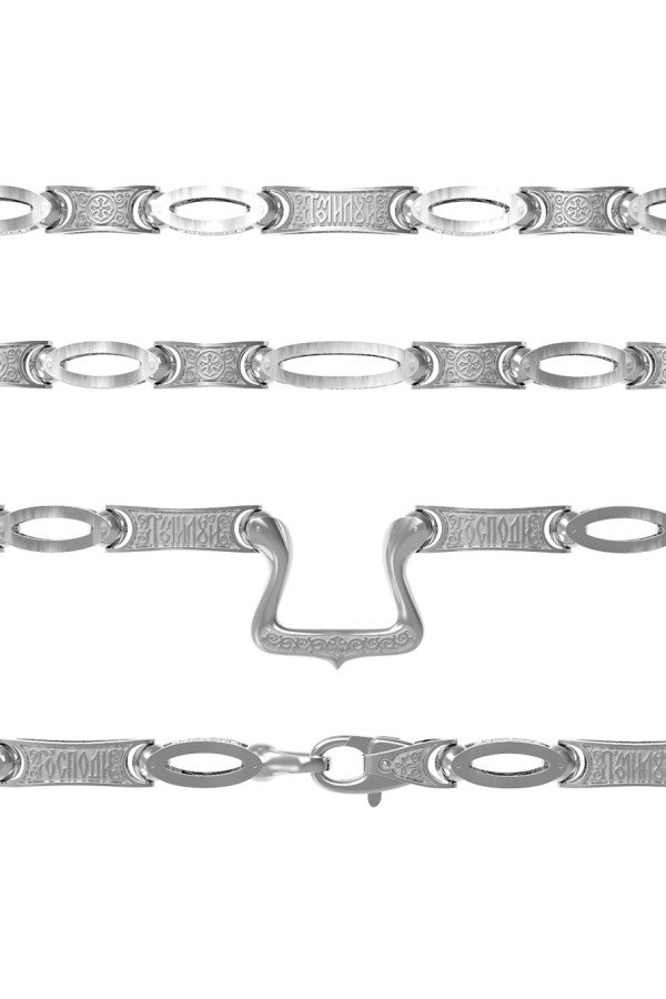 Цепь из белого золота