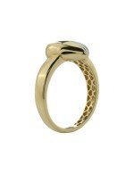 Кольцо из лимонного золота