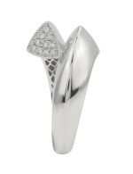 Кольцо из белого золота c бриллиантами