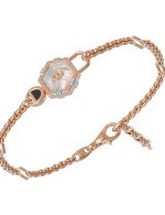 Браслет из золота c ониксом и перламутром