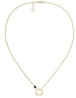 Колье из лимонного золота c бриллиантами и ониксом