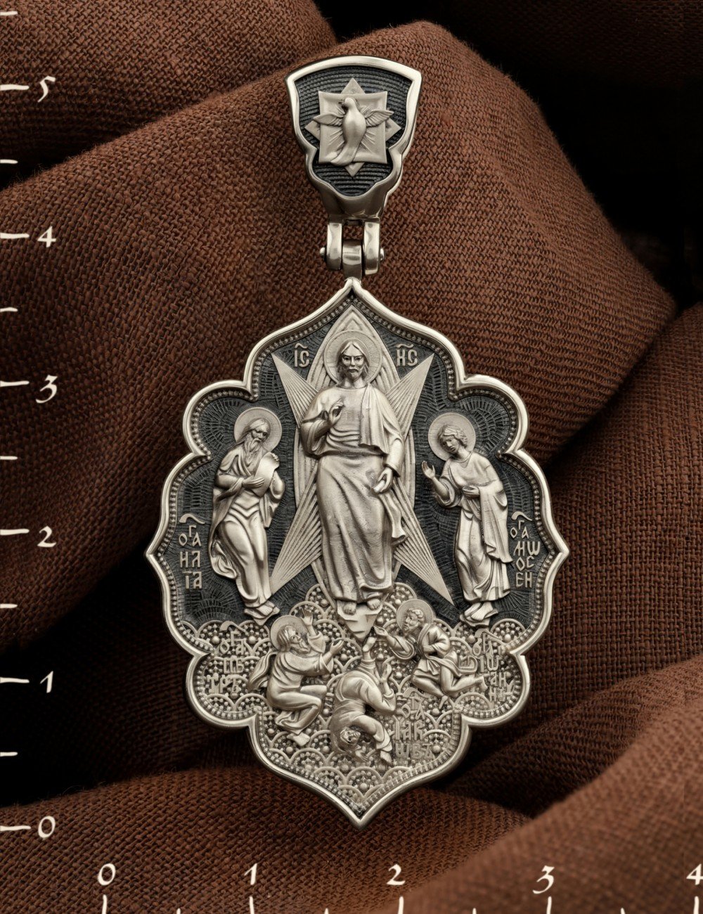 Образок из белого золота