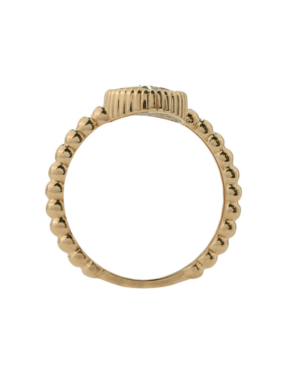 Кольцо из лимонного золота c бриллиантами и лазуритом