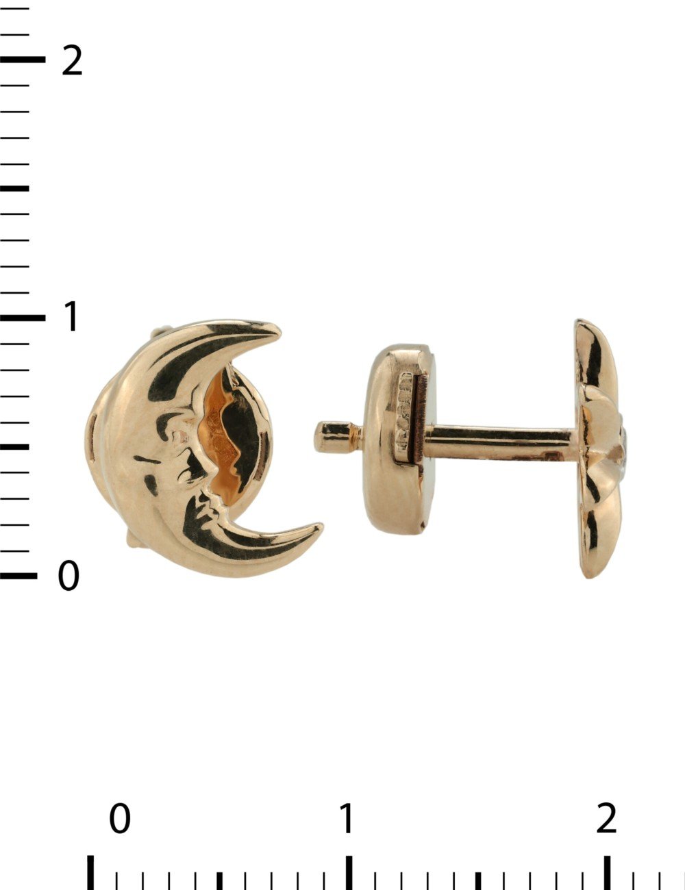 Серьги из золота c бриллиантами