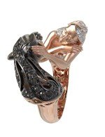 Кольцо из золота c фианитом